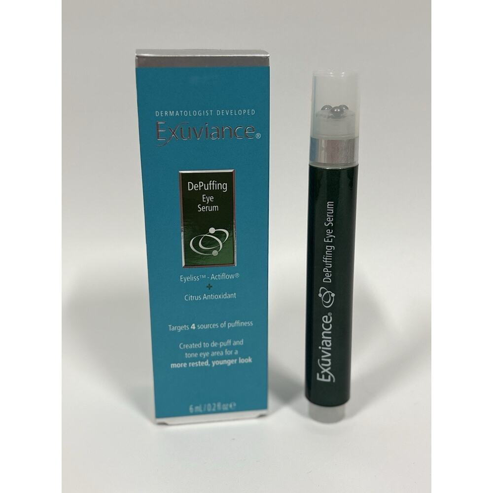 EXUVIANCE DEPUFFING EYE SERUM 6ML 0.2oz New in Box